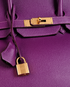 Birkin 35 In Epsom Anemone, &pound;8,800, Handbags, Purple, Leather, Other view